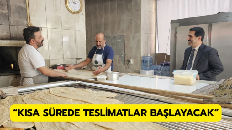 Taşkın: Çarşı merkezinde kısa sürede teslimatlar başlayacak