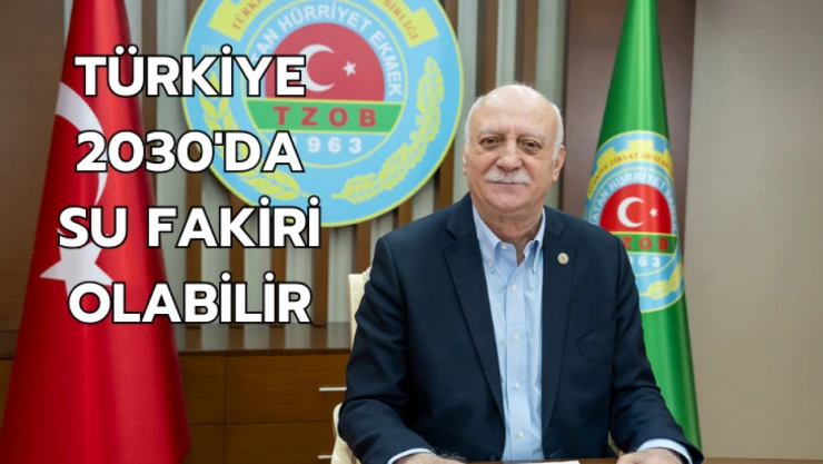 Türkiye 2030'da su fakiri olabilir