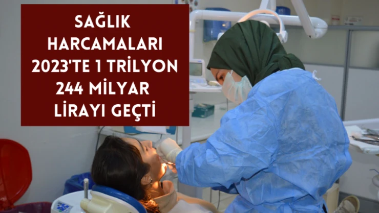 Türkiye'de sağlık harcamaları 2023'te 1 trilyon 244 milyar lirayı geçti