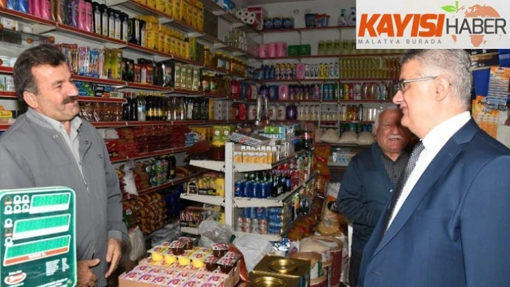 Vali Aykut Pekmez'den Besni esnafı ve STK'lara ziyaret