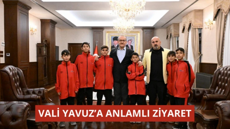 Vali Yavuz'a anlamlı ziyaret