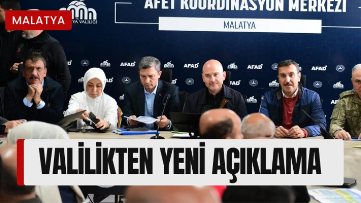 Valilikten yeni açıklama