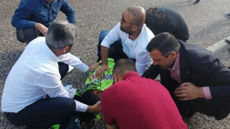 Yaralı sürücüye ilk müdahale Milletvekili Aydın'dan geldi