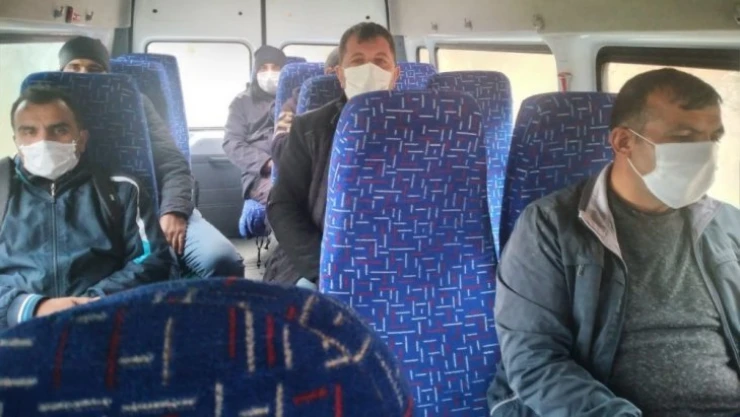 Yaylada mahsur kalan çiftçiler kurtarıldı