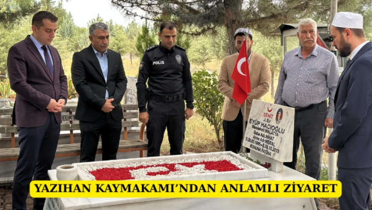 Yazıhan Kaymakamı'ndan anlamlı ziyaret