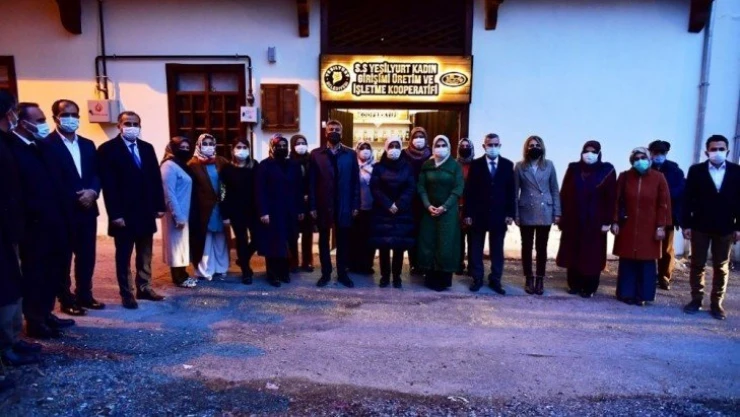 Yeşilyurt'ta kadın kooperatifine önem