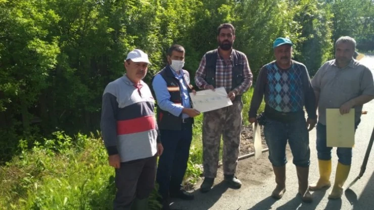 Yeşilyurt'ta üreticiye destek