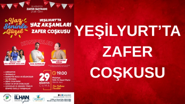 Yeşilyurt'ta Zafer Coşkusu