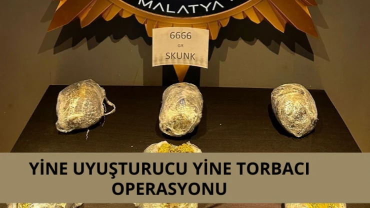 Yine uyuşturucu yine torbacı operasyonu