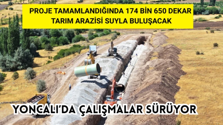 Yoncalı çalışmalar sürüyor