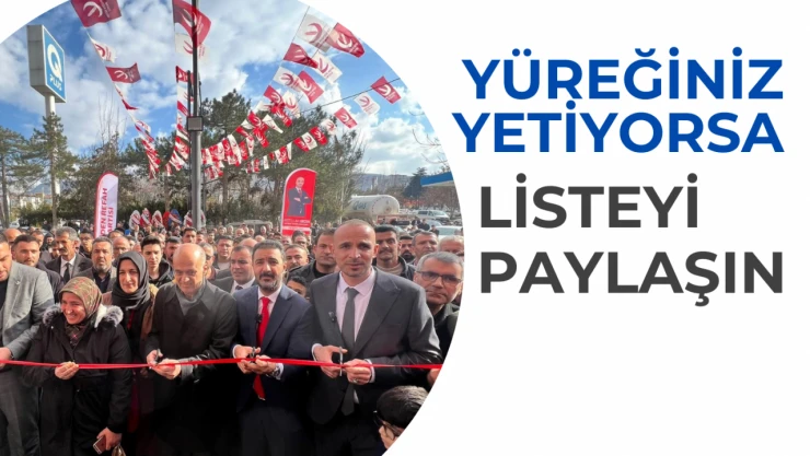 Yüreğiniz yetiyorsa listeyi paylaşın