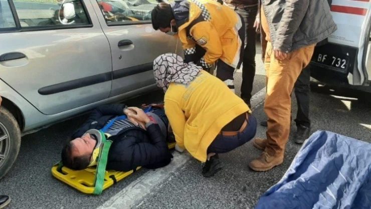 Zincirleme trafik kazası:1 yaralı