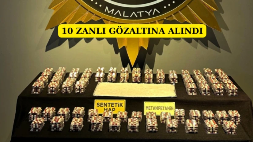 10 zanlı gözaltına alındı