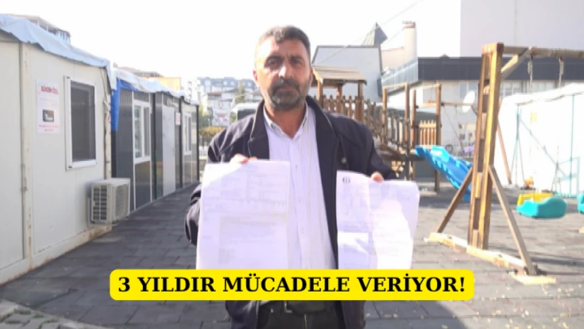 3 yıldır mücadele veriyor