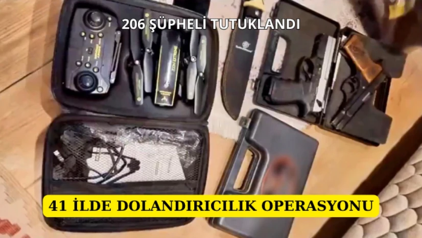 41 İlde Dolandırıcılık Operasyonu