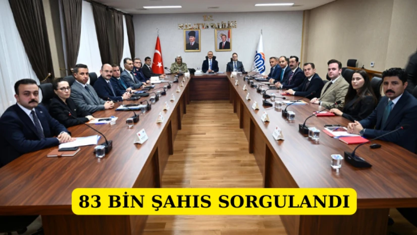 83 Bin Şahıs Sorgulandı