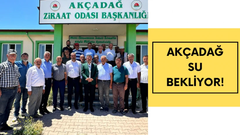 Akçadağ su bekliyor!