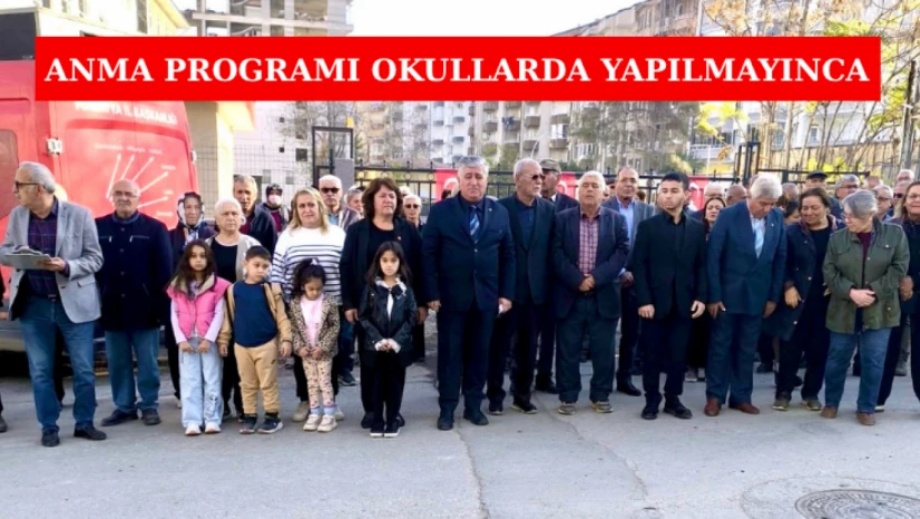 Anma programı okullarda yapılmayınca