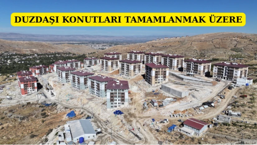 Duzdaşı Konutları Tamamlanmak Üzere
