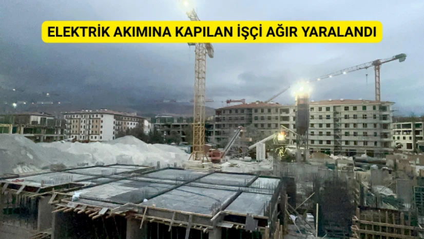 Elektrik Akımına Kapılan İşçi Ağır Yaralandı
