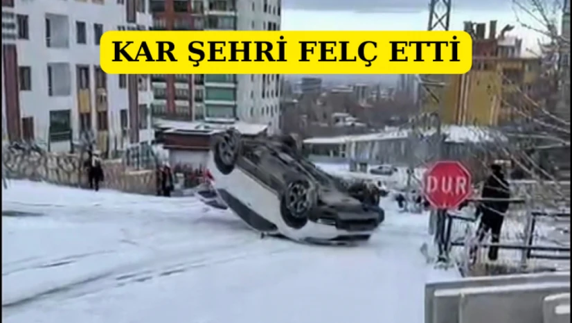 Kar şehri felç etti