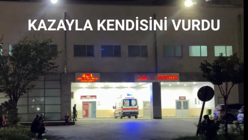 Kazayla kendisini vurdu