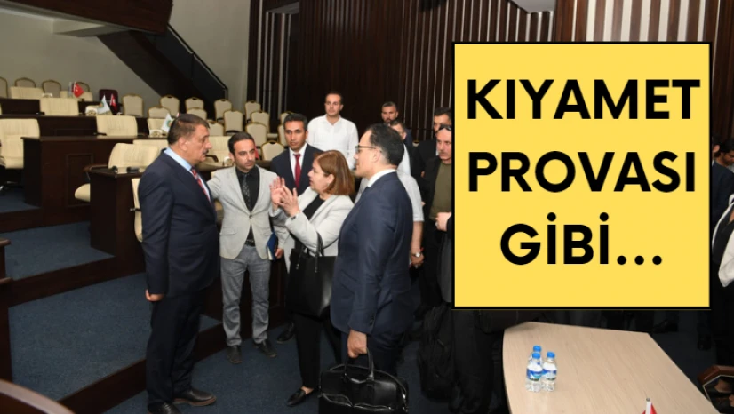 Kıyametin provası gibi…