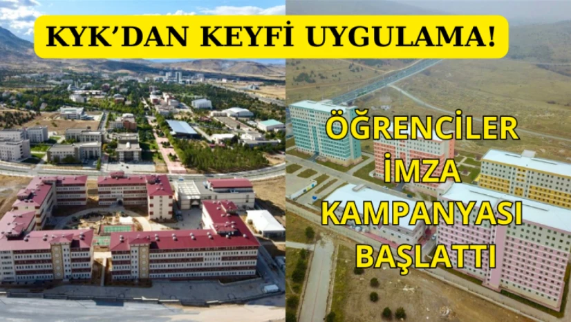 KYK'dan keyfi uygulama!