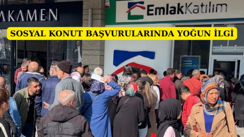 Sosyal Konut Başvurularında Yoğun İlgi