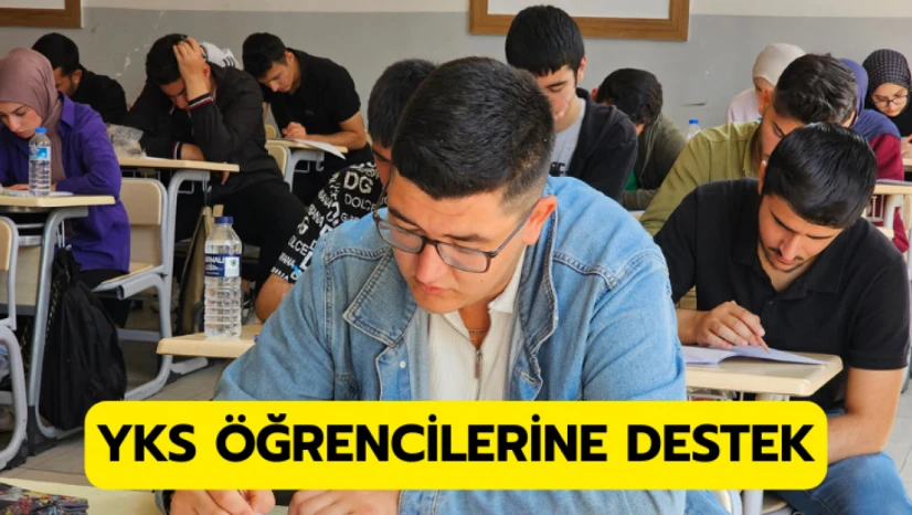 YKS öğrencilerine destek