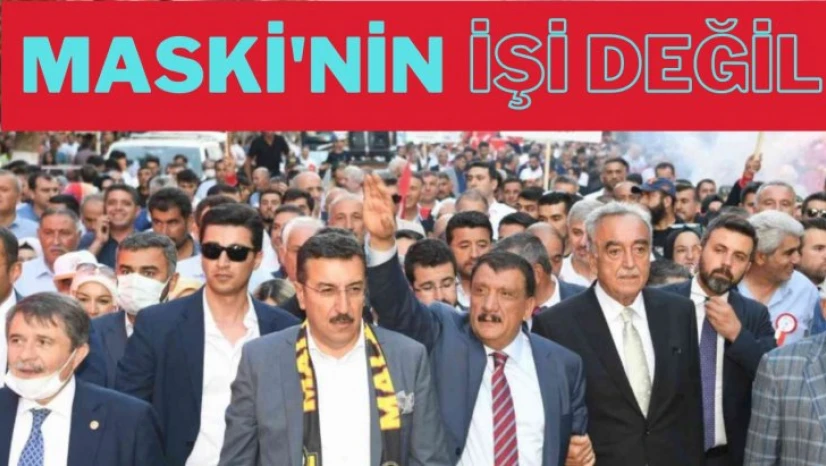 MASKİ'nin işi değil!