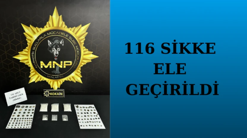 116 sikke ele geçirildi