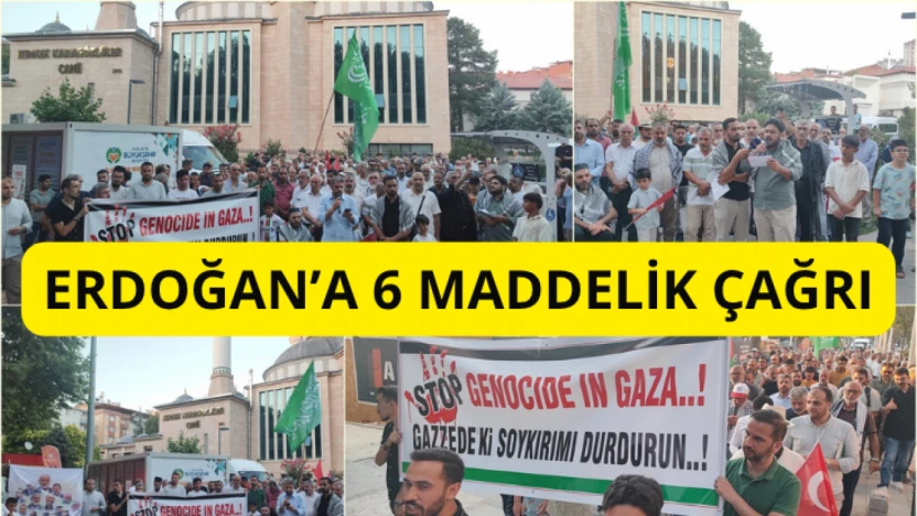 Cumhurbaşkanı Erdoğan'a 6 maddelik çağrı