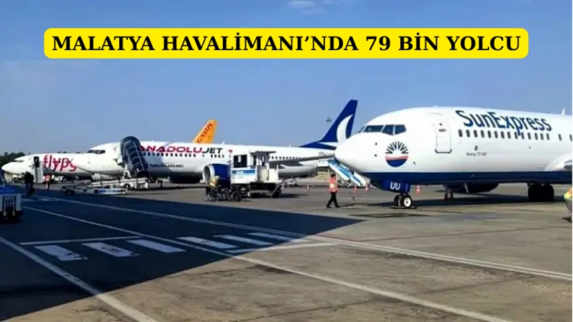 Malatya Havalimanı'nda 79 Bin Yolcu