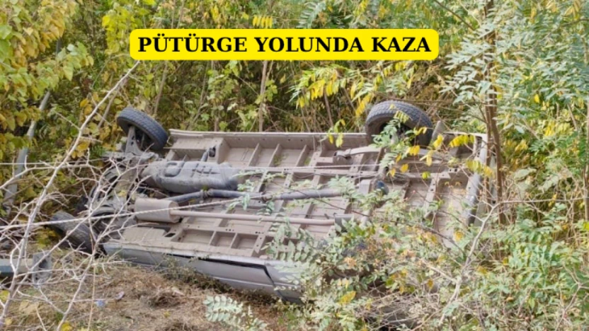 Pütürge yolunda kaza