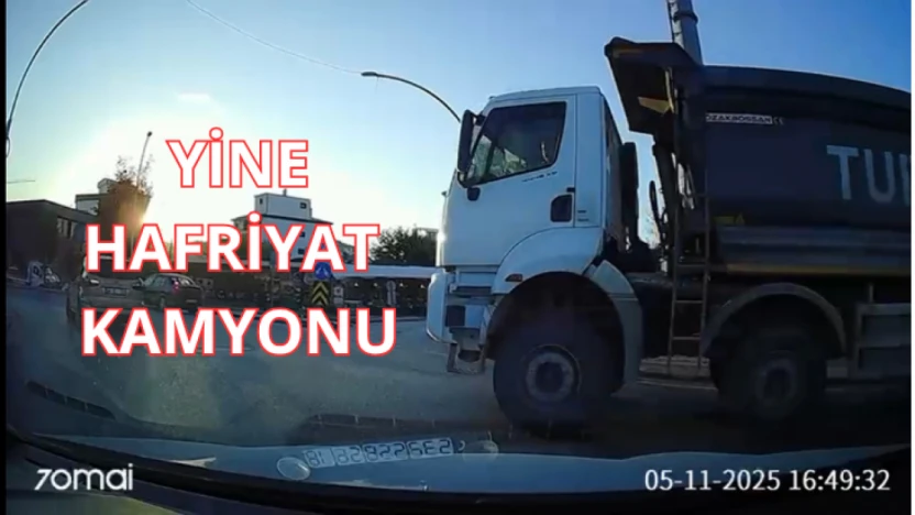 Yine hafriyat kamyonu